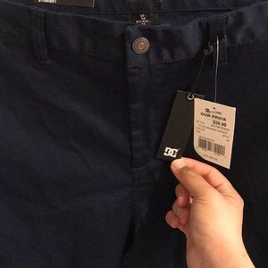 Men's navy pants 36 32 DC stretch